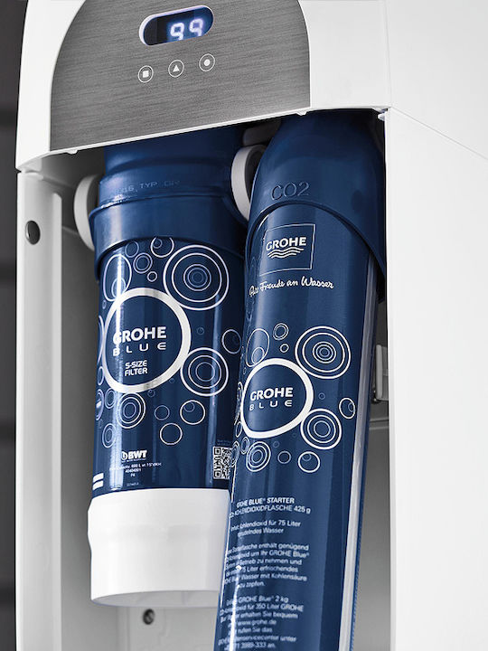Grohe Αναμεικτική Μπαταρία Μπανιέρας Πλήρες Σετ Μπλε