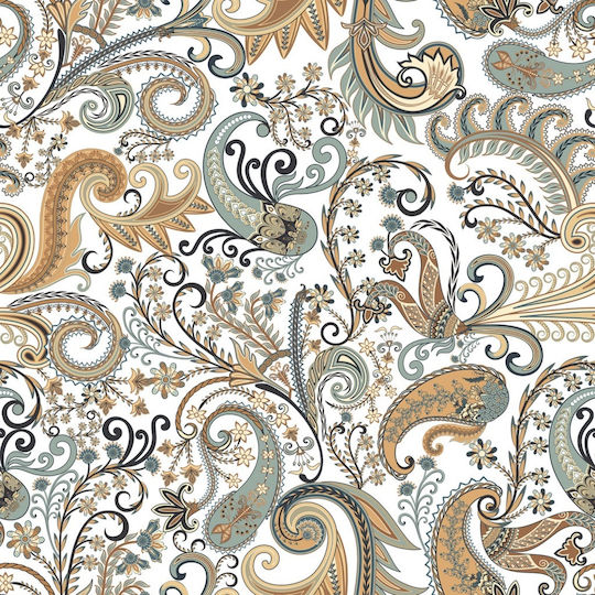 Keros Floor / Wall Tile Interior Matte 25x25cm Paisley Mysore