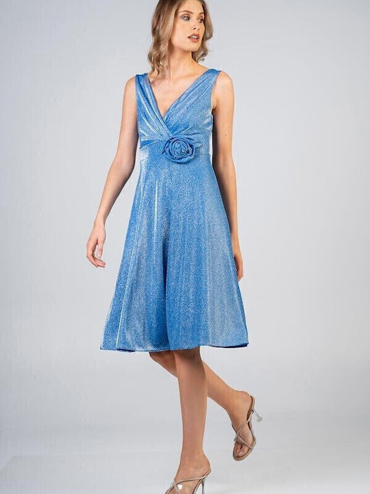 Midi Evening Dress Lurex