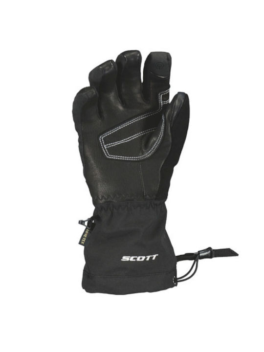Scott Schwarz Leder Handschuhe