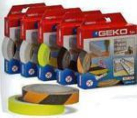 Geko White Self-Adhesive Grip Tape White 25mmx5m 1pcs