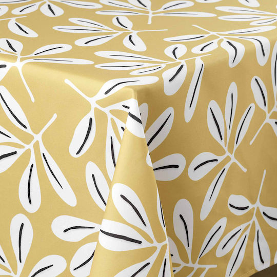 Douceur d'Intérieur Покривка за маса Устойчив на петна L-c Sandy Sandy Yellow 140x240бр