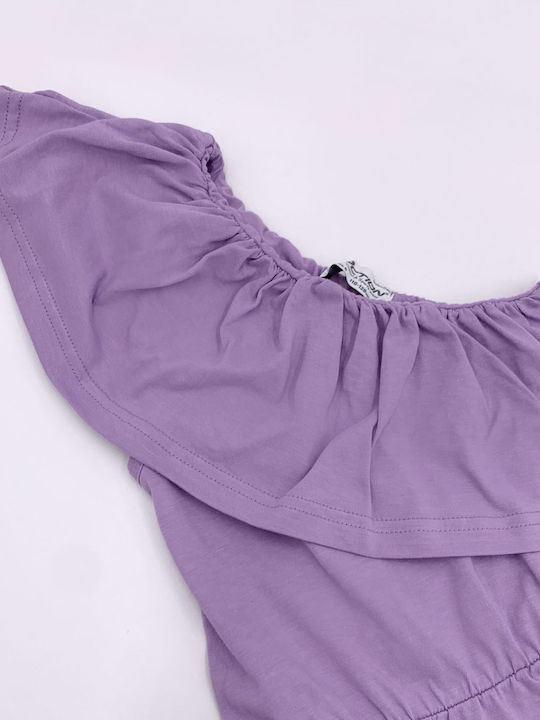 Kinderkleid Lila