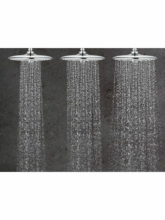 Grohe Duschsäule mit Wannenbatterie Silber