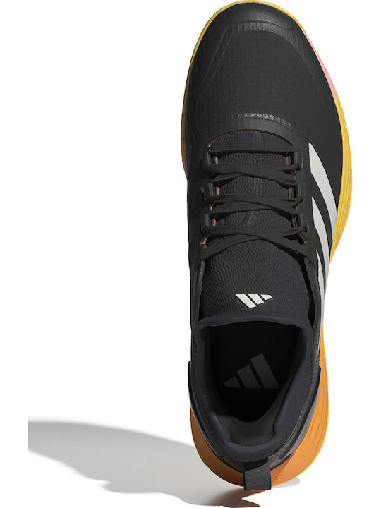adidas Adizero Ubersonic 4.1 Men's Tennis Shoes for Hard Courts Aurora Black / Zero Metalic / Spark