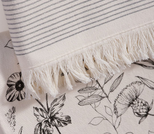 Nef-Nef Homeware Geschirrtuch aus 100% Baumwolle in Ecru Farbe 40x60cm