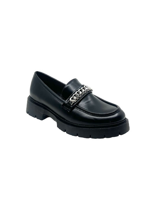 Queen Accessories Дамски Loafers в Черно Цвят