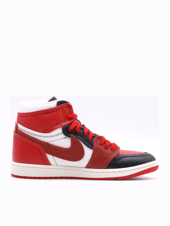 Air  1 High Γυναικεία Μποτάκια Κόκκινο
