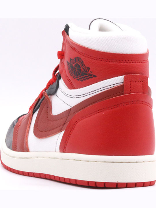 Air  1 High Γυναικεία Μποτάκια Κόκκινο