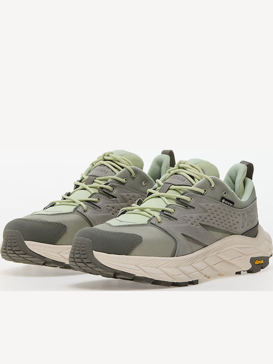 HOKA Anacapa Low Ανδρικά Ορειβατικά Παπούτσια Αδιάβροχα με Μεμβράνη Gore-Tex Πράσινα