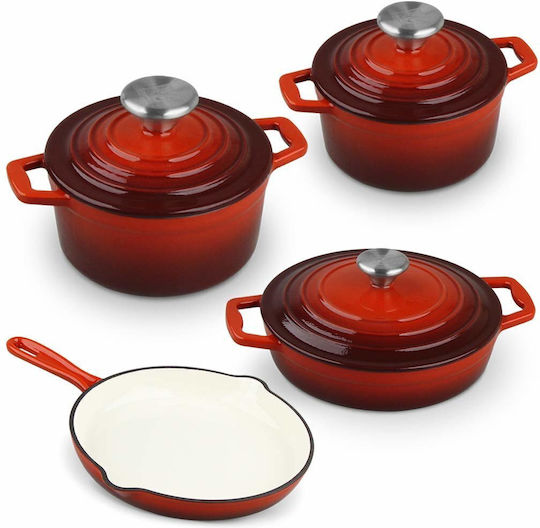 Carl Schmidt Sohn Kochgeschirr-Set aus Aluminiumguss 4-teilig