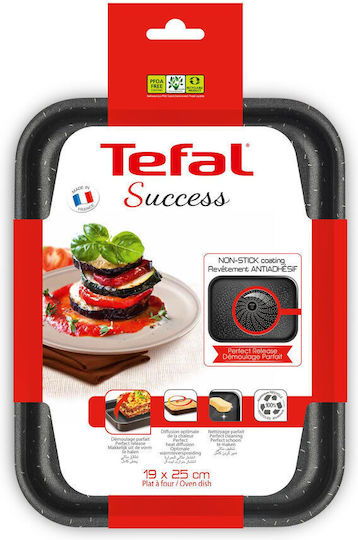 Tefal Success Aluminum Baking Pan with Non-Stick Coating 19x25cm