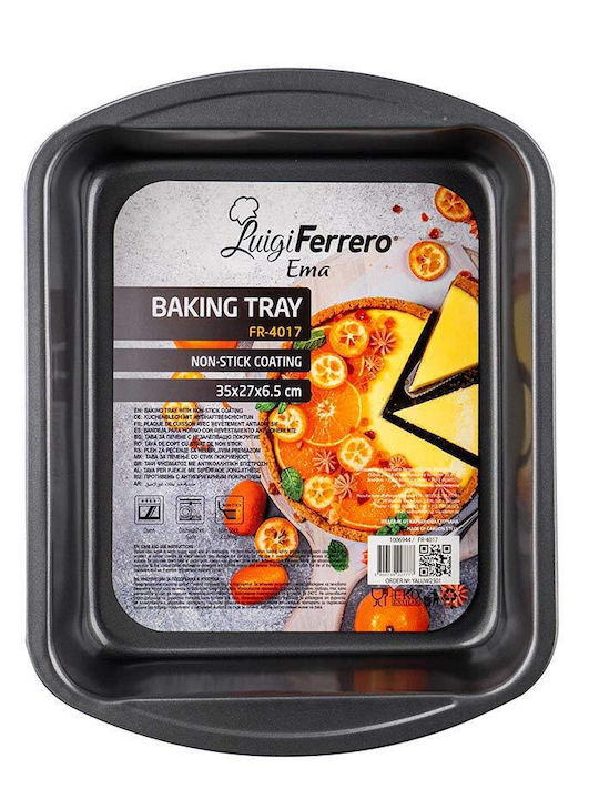 Luigi Ferrero Aluminum Oven Baking Pan with Non-stick Coating 35x27cm