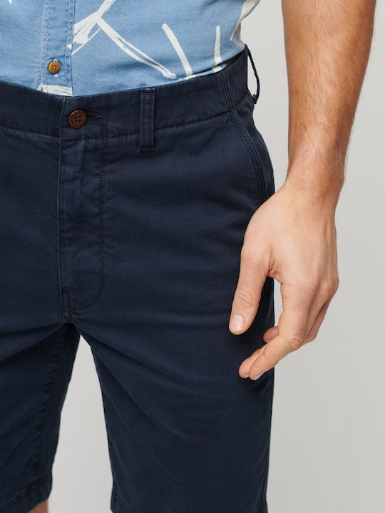 Ovin Vintage Officer Men's Shorts Dark Blue