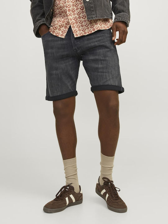 Herrenshorts Jeans Schwarz