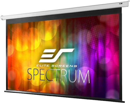 Elite Screens Ηλεκτρική Οθόνη Προβολής Projector Οροφής με Λόγο Εικόνας 16:9 254x124.5cm / 100"