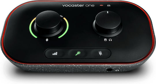 Focusrite Vocaster One Εξωτερική Επαγγελματική Κάρτα Ήχου με Σύνδεση 3.5mm