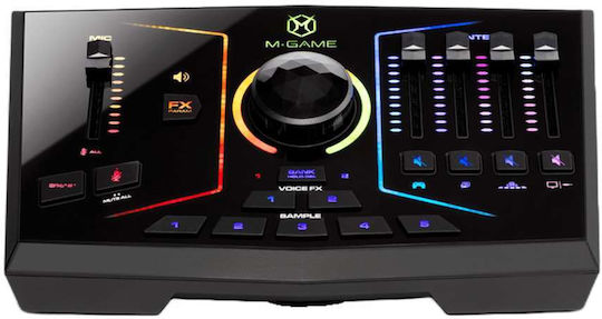 M-Audio M Game RGB Dual MI/EM/000084 Εξωτερική Επαγγελματική Κάρτα Ήχου με Σύνδεση USB