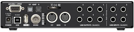 RME Fireface UCX II Εξωτερική Επαγγελματική Κάρτα Ήχου με Σύνδεση USB, Firewire