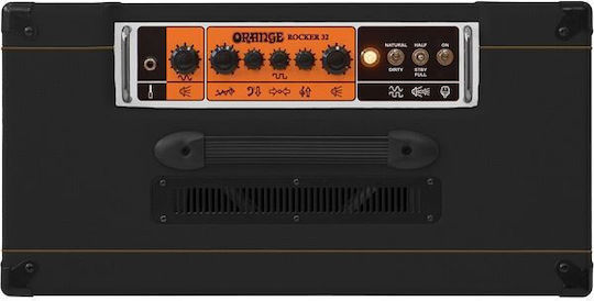 Orange Rocker 32 Black Tube Combo Amplifier for Electric Guitar 2 x 10" 30W Black