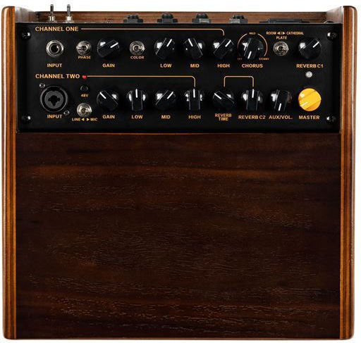 Ortega Combo Walnut Combo Amplifier For Acoustic Instruments 1 x 6.5" 100W Brown