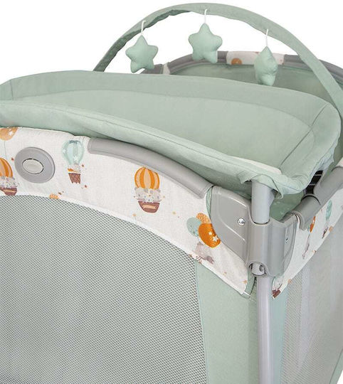 Graco Contour Electra Up & Away Playpen 2 Levels with Changing Table Up & Away 106x72.5cm