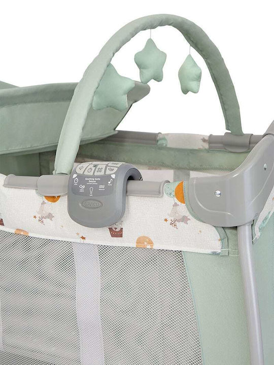 Graco Contour Electra Παρκοκρέβατο 2 Επιπέδων με Αλλαξιέρα Up & Away 106x72.5cm