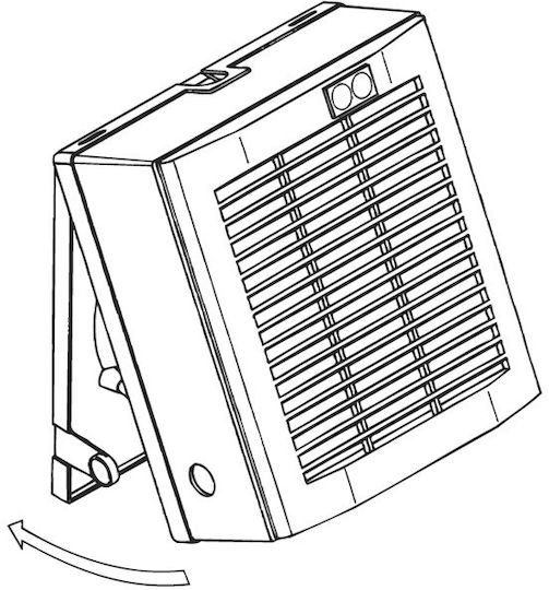 S&P HV-300AE 5201471900 Wall-mounted Ventilator 330mm White