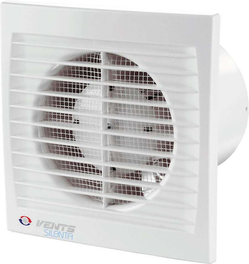 Vents Wall-mounted Ventilator Bathroom 150mm White