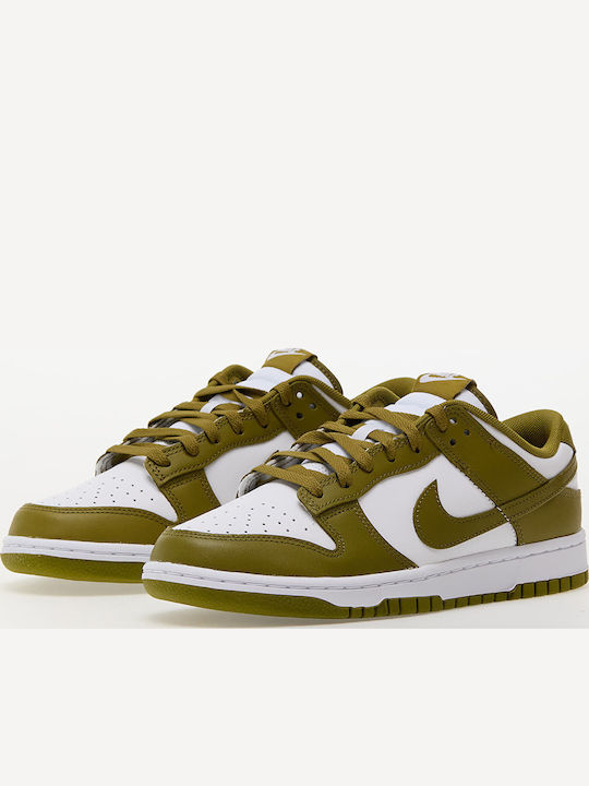 Dunk Low Retro Ανδρικά Sneakers White / Pacific Moss