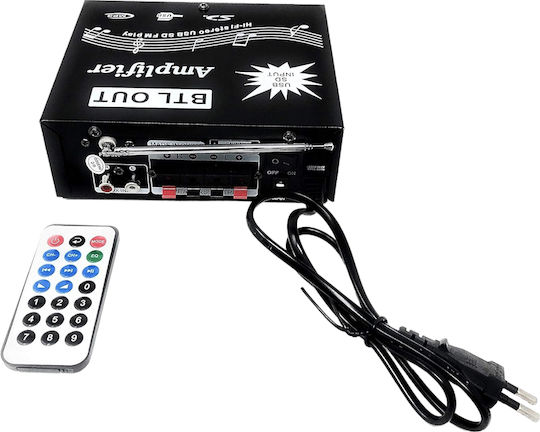 YT 326A Leistungsverstärker Hi-Fi-Verstärker Stereo Schwarz