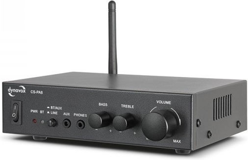 Dynavox CS-PA 8 Digital Mini Ολοκληρωμένος Ενισχυτής Hi-Fi Stereo 15W/4Ω 10W/8Ω 207684 Μαύρος