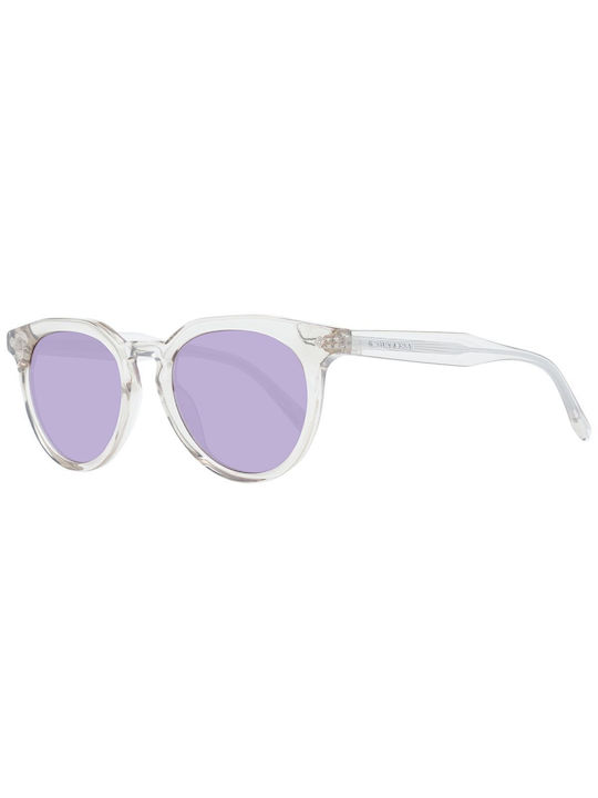 Scotch & Soda Sunglasses with Transparent Plastic Frame and Purple Lens SS8011-188