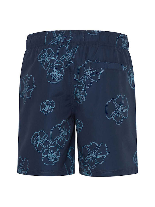Blend Men's Swimwear Shorts Blue Floral