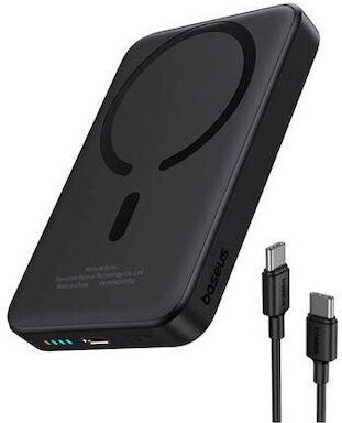 Baseus Mini Power Bank 10000mAh 20W με Θύρα USB-C Power Delivery Μαύρο