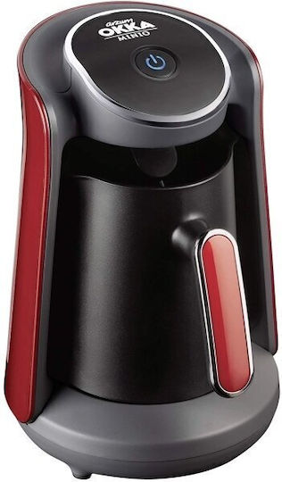 Arzum Okka Minio OK004-R Μηχανή Ελληνικού 480W με Χωρητικότητα 300ml Red