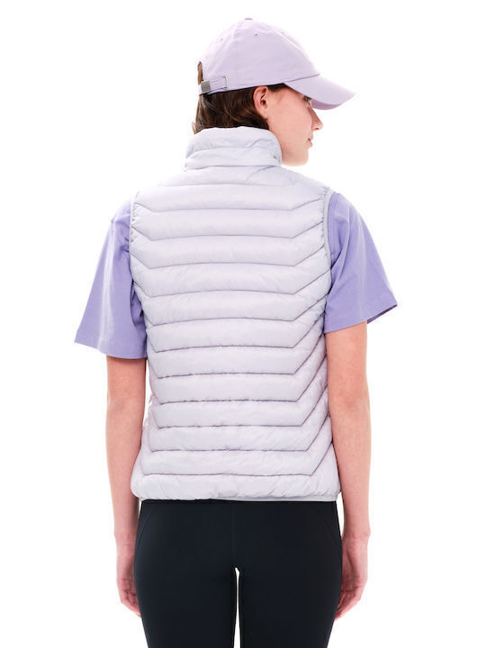 Women's Short Puffer Jacket for Winter Light Lilac