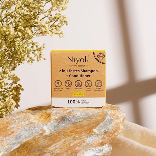 Niyok Vitamin Solid Shampoo Shine 80g