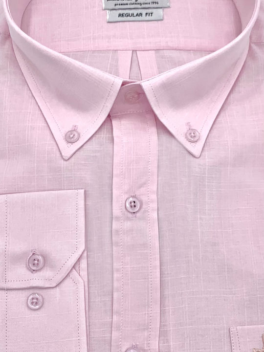 Nicolas Fratelli Men's Shirt Pink