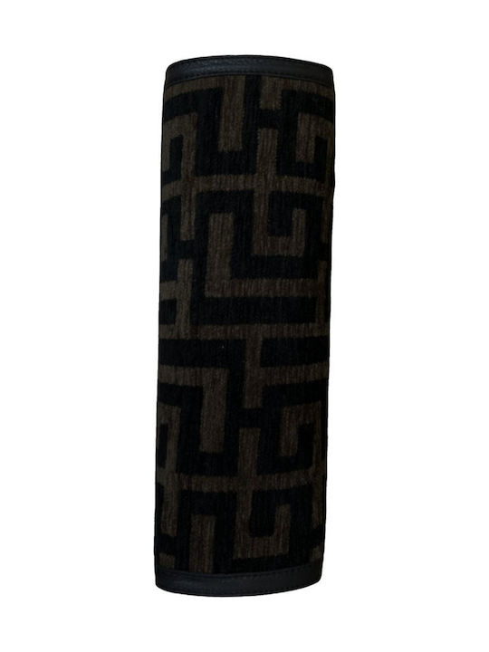 Midneto Erofili Braun Schwarz Chenille Labyrinth Tasche
