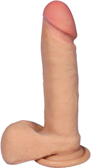 Dildo Spine Bendable Suction Cup Testicles 20cm