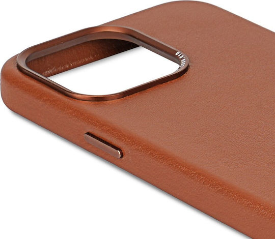 Decoded Back Cover Δερμάτινο / Σιλικόνης Γκρι (iPhone 15 Pro)