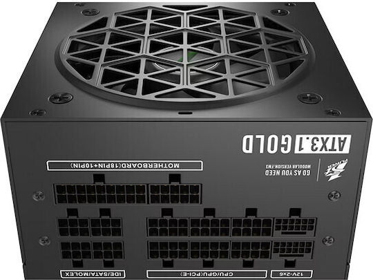 1STPLAYER 1000W Schwarzes Vollständig Modulares 80 Plus Gold Netzteil