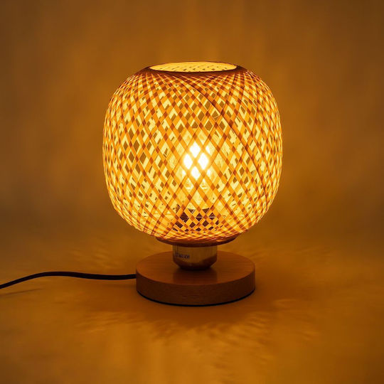 GloboStar Decorative Lamp with Socket for Bulb E27 Beige