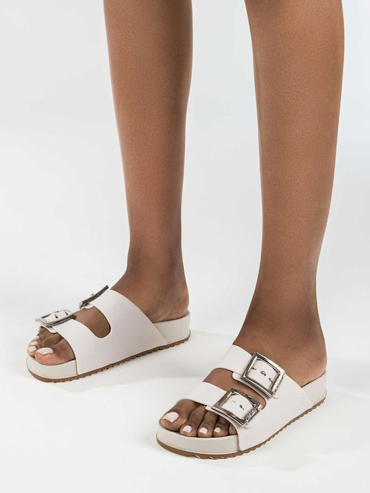 Women's Flat Sandals Anatomic in Beige Color