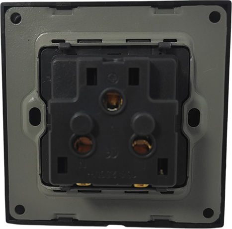 Power Socket Black 1pcs