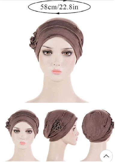 Elecool Turban Hair Headbands Brown 1pcs