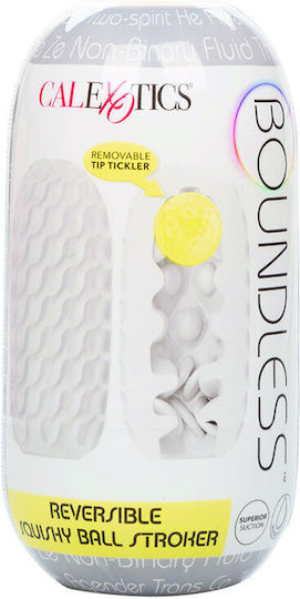 California Exotics Boundless Reversible Squishy Ball Stroke Grey
