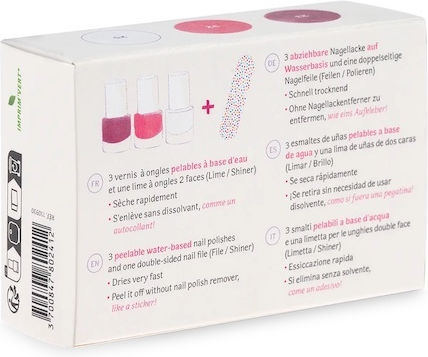Namaki Gloss Set Nail Polish Raspberry Fuchsia Pearly White 7.5ml