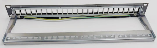 NG Keystone Patch Panel für Rack 1U 24 Ports
